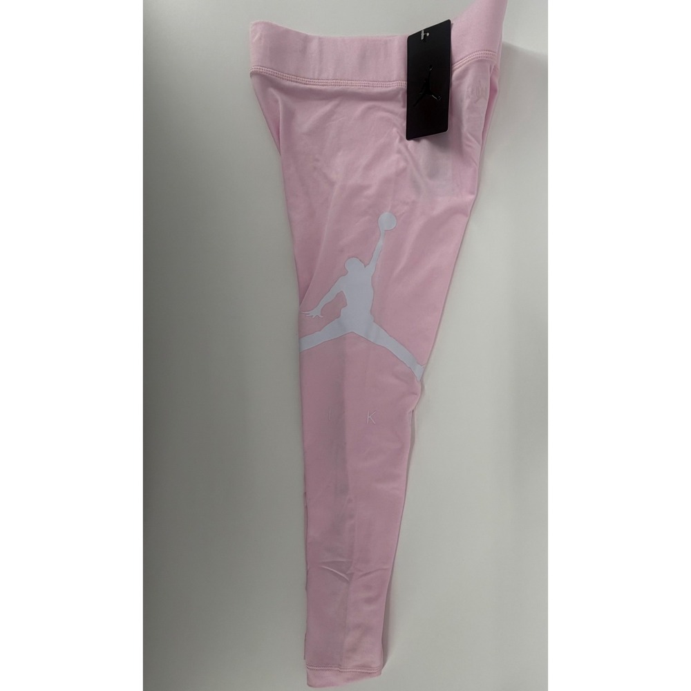 Jordan Girls‎ Pink Leggings Jumpman Logo Activewear Pants Size S 8-10 Yrs NWT